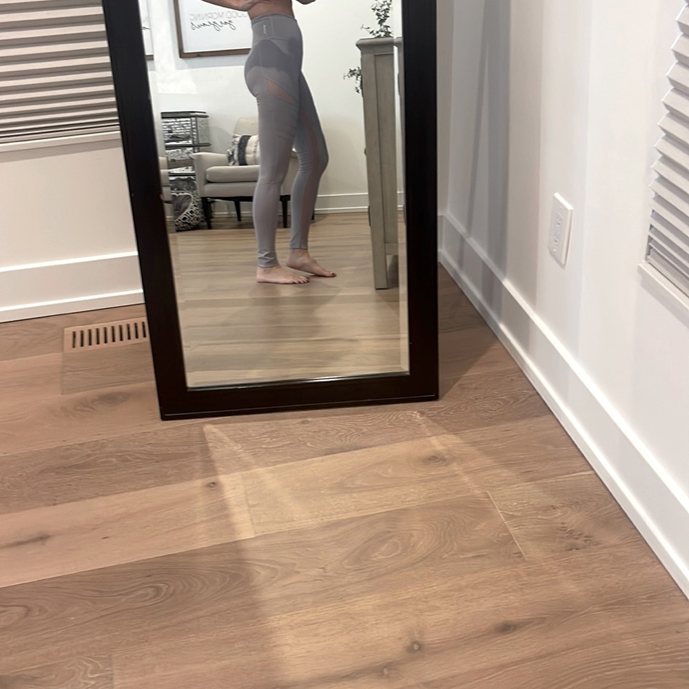 Zella leggings size small… light grey/beige color